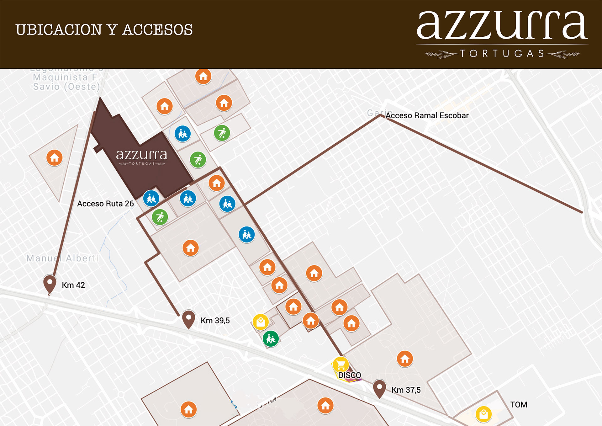 Mapa Azurra | Teresa Urdapilleta Propiedades